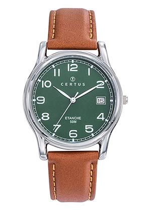 Relógio CERTUS 611317 BRACELETE PELE Cx 35 mm