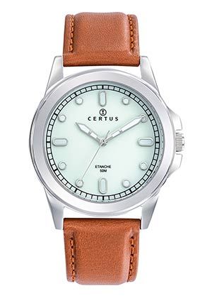 Relógio CERTUS 611320 BRACELETE PELE Cx 38 mm