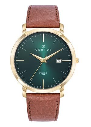 Relógio CERTUS 611325 BRACELETE PELE Cx 39 mm