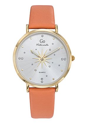 Relogio GO 699666 BRACELETE PELE CX 34mm