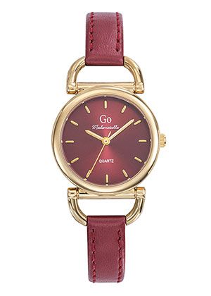 Relogio GO 699673 BRACELETE PELE CX 28mm