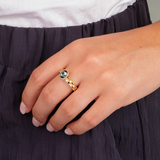 Melano Twisted Misty CZ Pedra