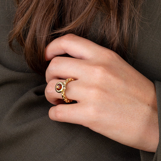 Melano Twisted Tiffany Anel