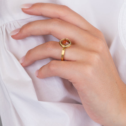 Melano Vivid Border CZ Pedra