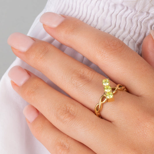 Melano Twisted Tenley Anel