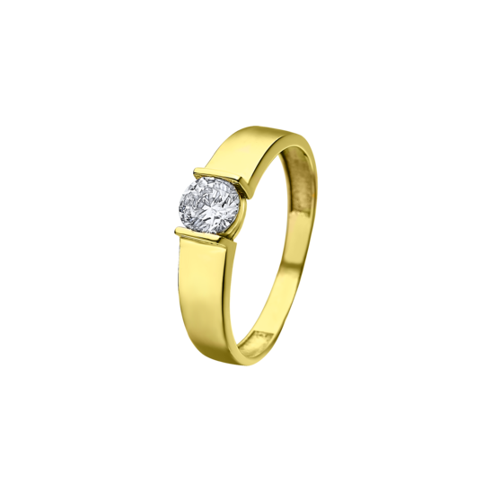 AF00017/14 ANILLO.CIRC-5MM.SOLITARIO 1.53gr