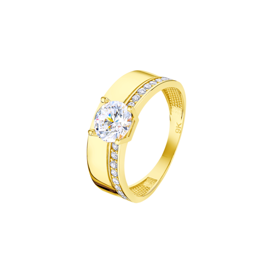 AR00096/12 ANILLO.CIRC-6MM.SOLITARIO. 2.33gr