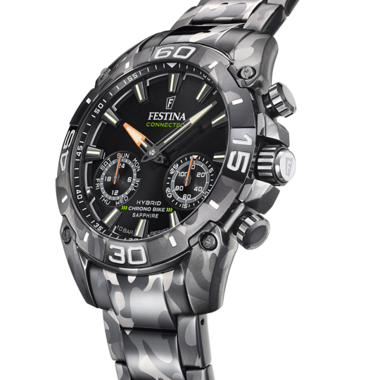 Festina-Connected-F20545/1-Preto-Aço-Inoxidável-316l