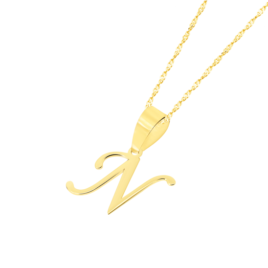 HIN00022/N COLLAR.INICIAL-N.LISO. 1.07gr