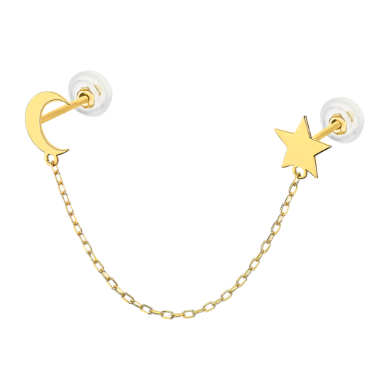 HIN00033 PIERCING.SILI-ORO.ESTR-5MM 0.34gr