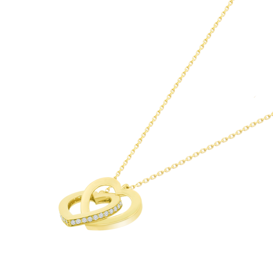 HIN00072/43 COLLAR.CORAZONES-ENLAZADOS 2.07gr