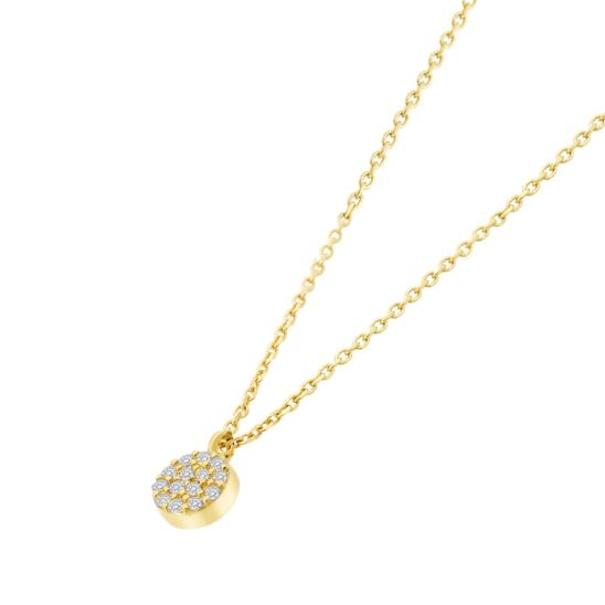 HIN00078/43 COLLAR.CHATON.CIRC.40+3CM 1.02gr