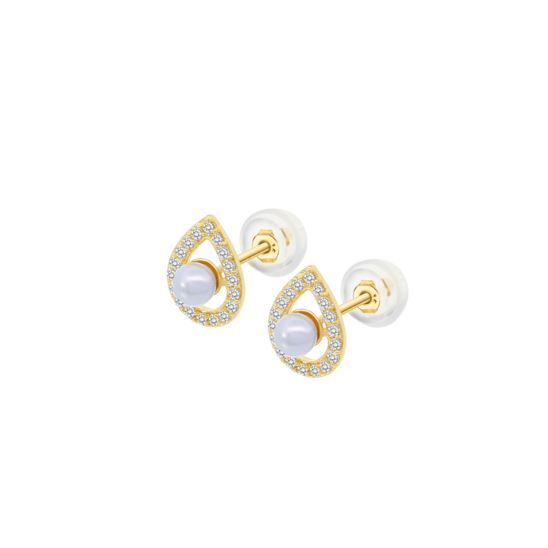 HIN00095 PDTES.SILI-ORO.PERLAS-BL.C 0.77gr