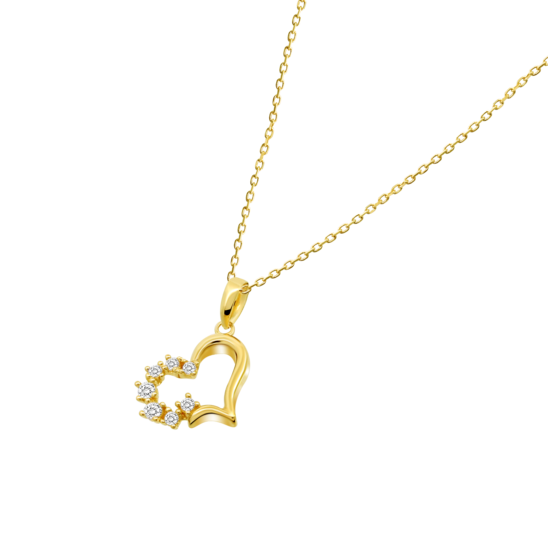 HIN00096/43 COLLAR.COLGANTE.CORAZON.CI 1.36gr