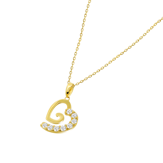 HIN00105/43 COLLAR.COLGANTE.CORAZON.CI 1.27gr