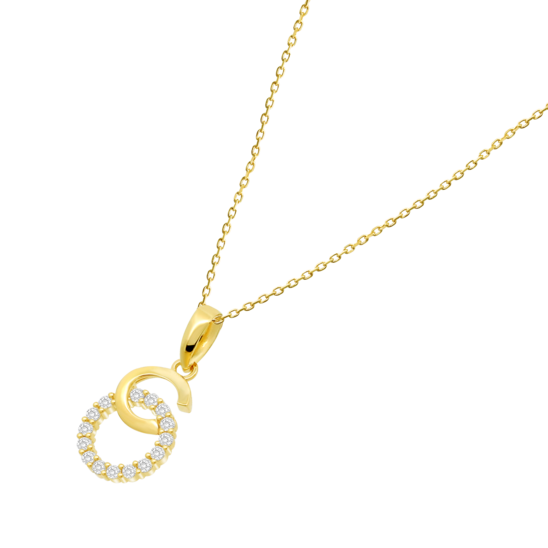 HIN00113/43 COLLAR.COLGANTE.AROS.CIRC. 1.58gr