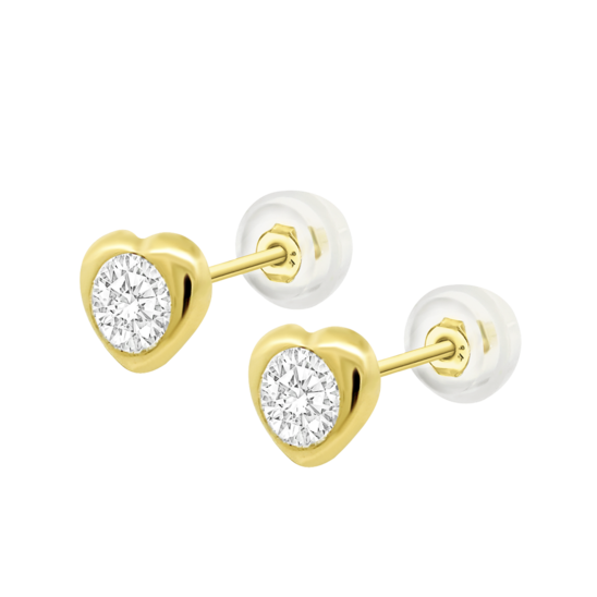 HIN00198/8 CHATON CORAZON.SILI-ORO.8M 1.86gr