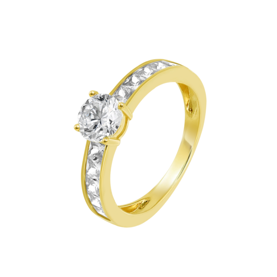 HIN00201/14 ANILLO.BAGUETTE.CIRCONITA- 1.92gr