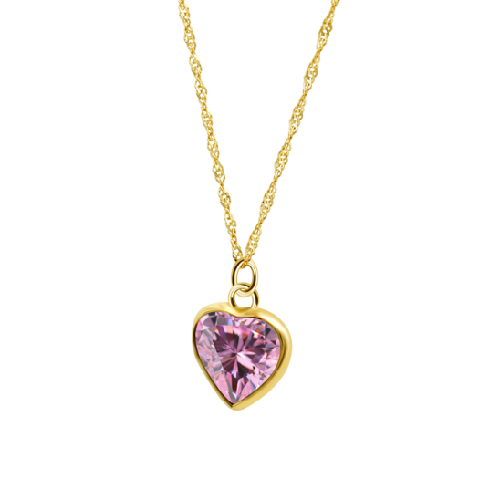 HIN00281/45 COLLAR.CORAZON-6MM.CIRC-RO 0.94gr