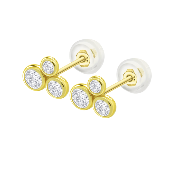 HIN00291 PDTES.9K.AMARI.SILI-ORO.CIRCONITAS. 0.71gr