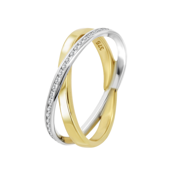 HIN00335/16 SORTIJA.9K.AMARI.CRUZADO.CIRCONITAS gr