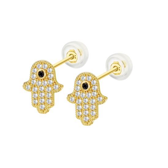 HIN00393 PDTES.9K.AMARI.SILI-ORO.MANO-FATIMA 0.74 gr