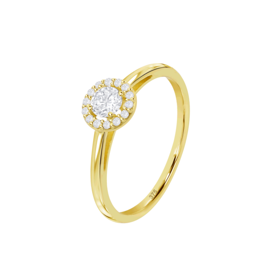 HIN00505/16 1.55gr ANILLO.SOLITARIO.9K