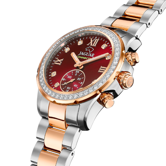 Relógio-Feminino-Jaguar-Woman-Collection-De-Cor-Bordô.-J981/3
