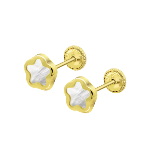 LG00032/6 CHATON.ROSCA.FLOR-NACAR.6M 0.32gr