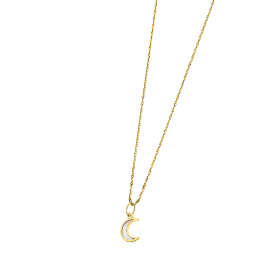 LG00152/43 COLLAR.LUNA-9MM.NACAR.40+3 1gr