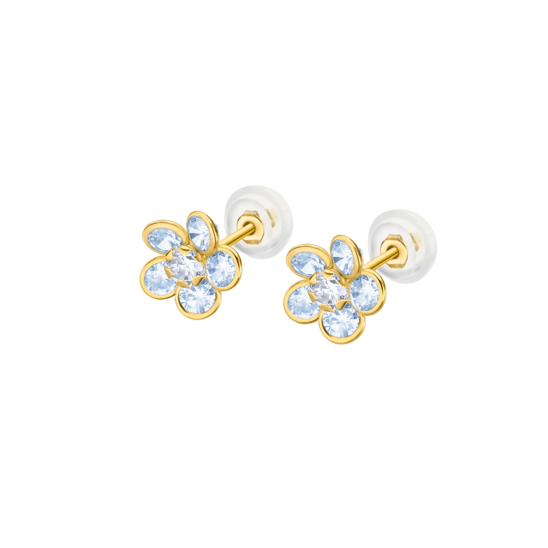 LG00303 PDTES.9K.AMARI.SILI-ORO.FLOR-8MM.CI 0.36 gr