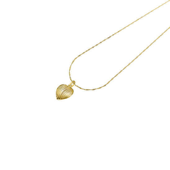 LG00310/43 COLLAR.9K.CORAZONLISO.43+3CM gr