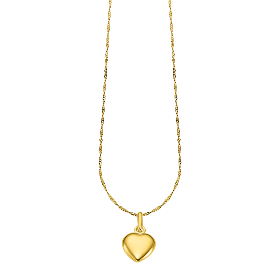 LU00031/43 COLLAR.CORAZON-8MM.LISO.40 1.11gr