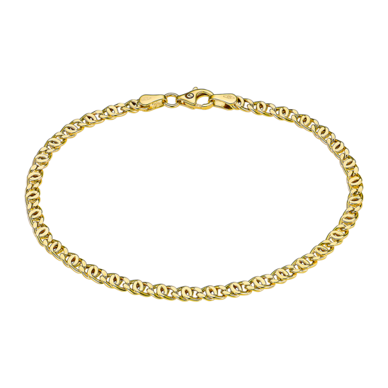 OS00040/19 2.3gr PULSERA.CADENA.MALLA.9K.LISA