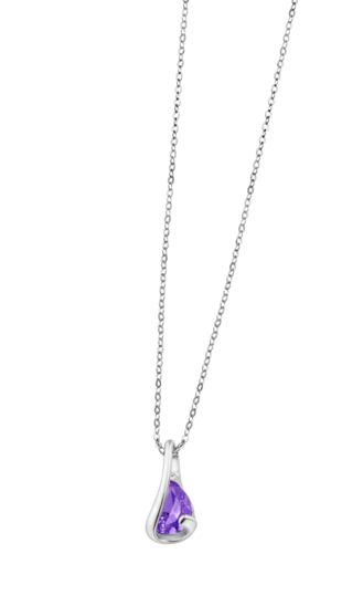 WS00658/45 COLLAR.COLGANTE.CIRC-LAVANDA.42+3CM