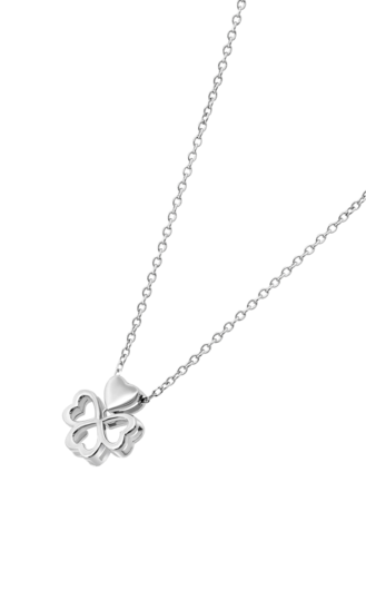 WS03282/45 COLLAR.COLGANTE.TREBOL.CIRC.42+3CM