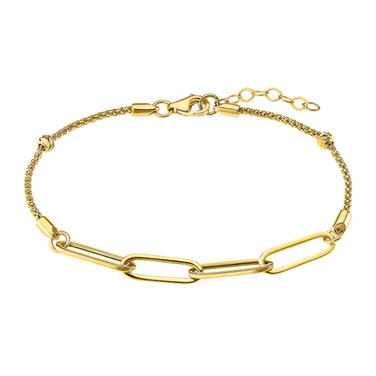 AF00074/18 PULSERA.CAD-BOLAS.ESLABON. 2.7gr