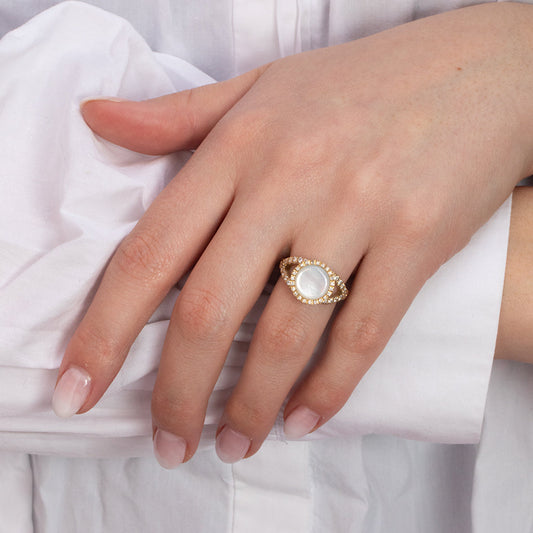 Melano Vivid Vienne CZ Anel