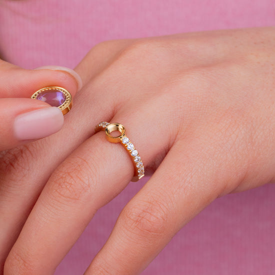 Melano Vivid Vivé CZ Ring - melanojewelry