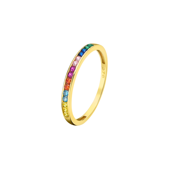 AF00064/14 SORTIJA.PIEDRAS-MULTICOLOR  1gr