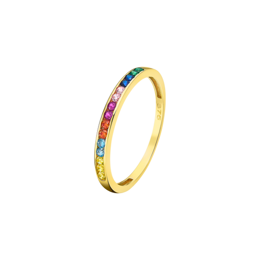 AF00064/16 SORTIJA.PIEDRAS-MULTICOLOR  1gr