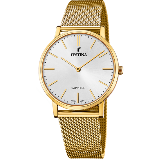 Relógio-Festina-F20022/1-Branco-Com-Correia-De-Aço