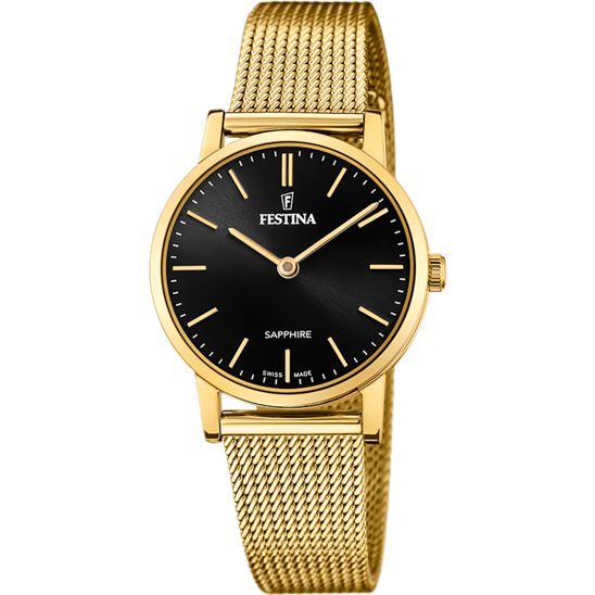 Relógio-Festina-F20023/3-Preto-Com-Correia-De-Aço