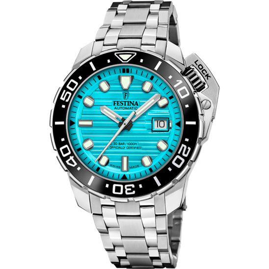 Relógio festina swiss f20043/5 azul homem