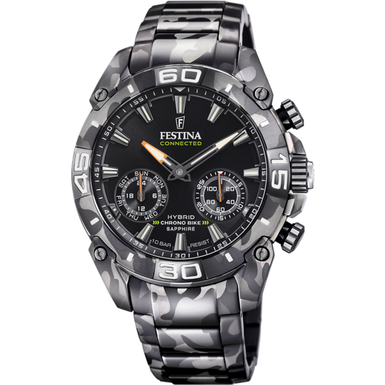 Festina-Connected-F20545/1-Preto-Aço-Inoxidável-316l
