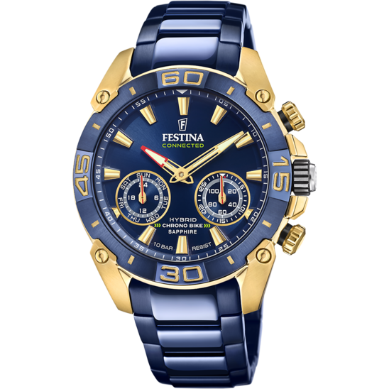 Relógio-Festina-Connected-F20547/1-Azul-Com-Correia-De-Aço