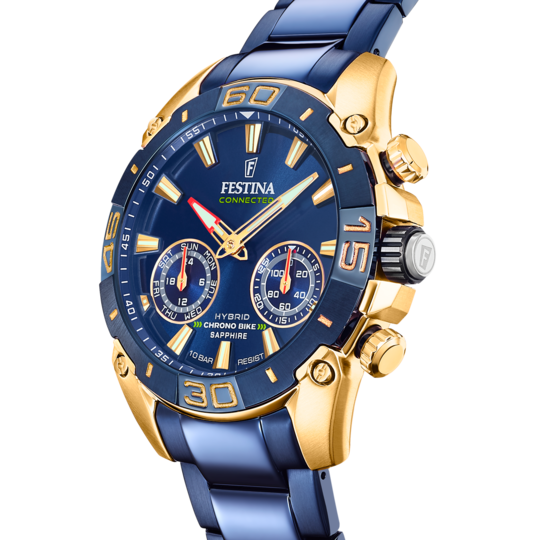 Relógio-Festina-Connected-F20547/1-Azul-Com-Correia-De-Aço
