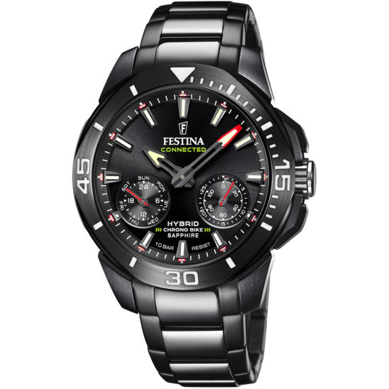Festina-Connected-F20648/1-Preto-Aço-Inoxidável-316l