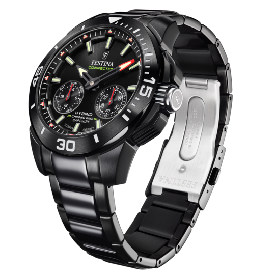 Festina-Connected-F20648/1-Preto-Aço-Inoxidável-316l