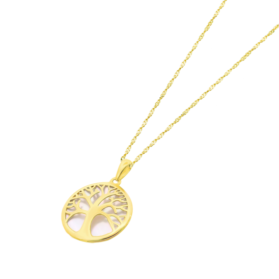 HIN00016/43 COLLAR.NACAR-ARBOL-VIDA-16  2.22gr